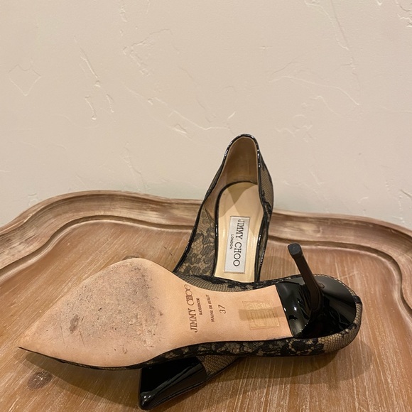 JIMMY CHOO Floral Print Pumps - Picture 5 of 7